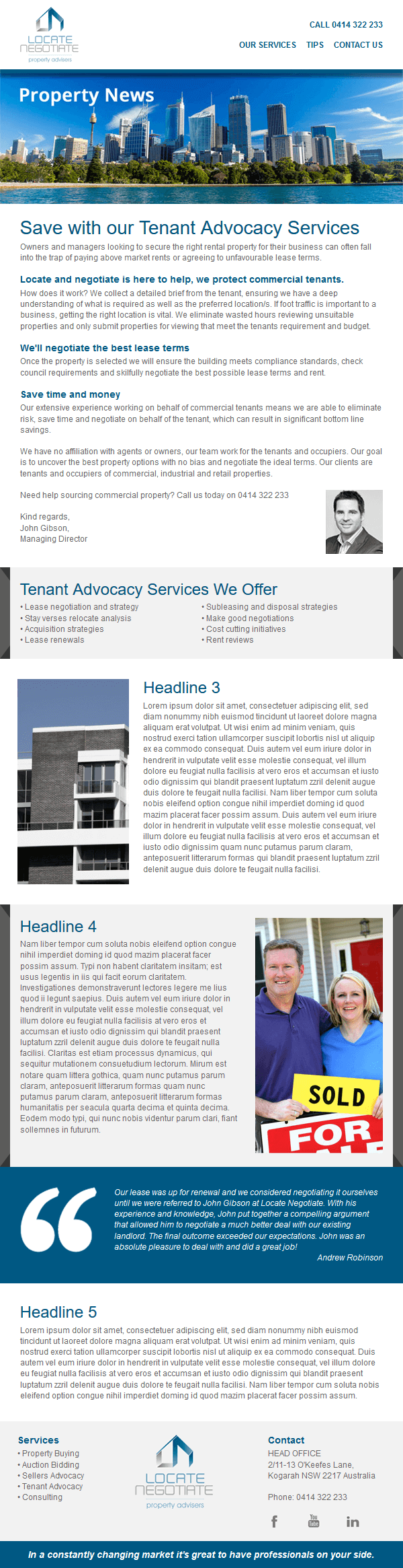 Locate Negotiate | Real Estate Agency