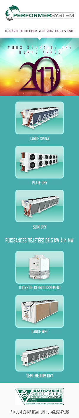 Performer System | Refroidissement Adiabatic Specialist